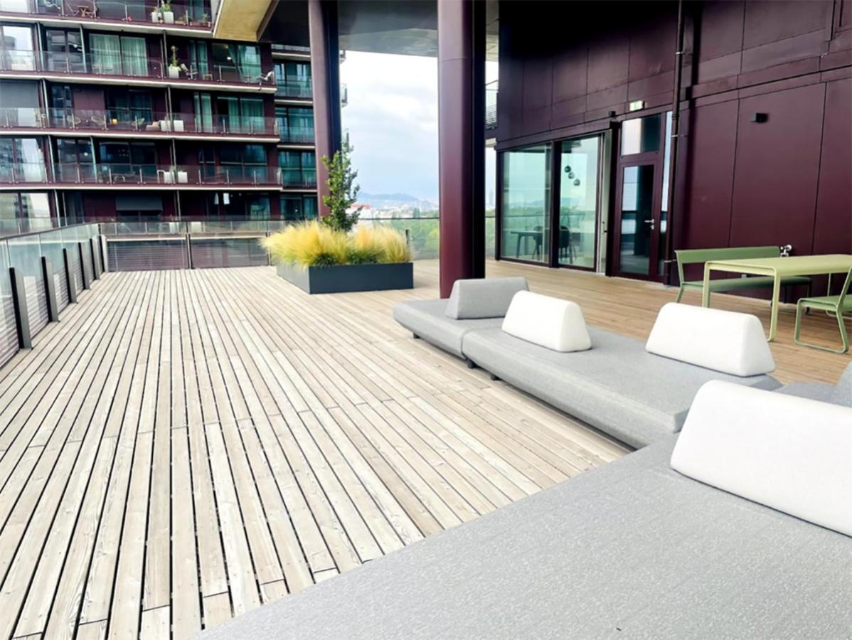 Sunrise Above Sky With Rooftop Pool Wien Ngoại thất bức ảnh