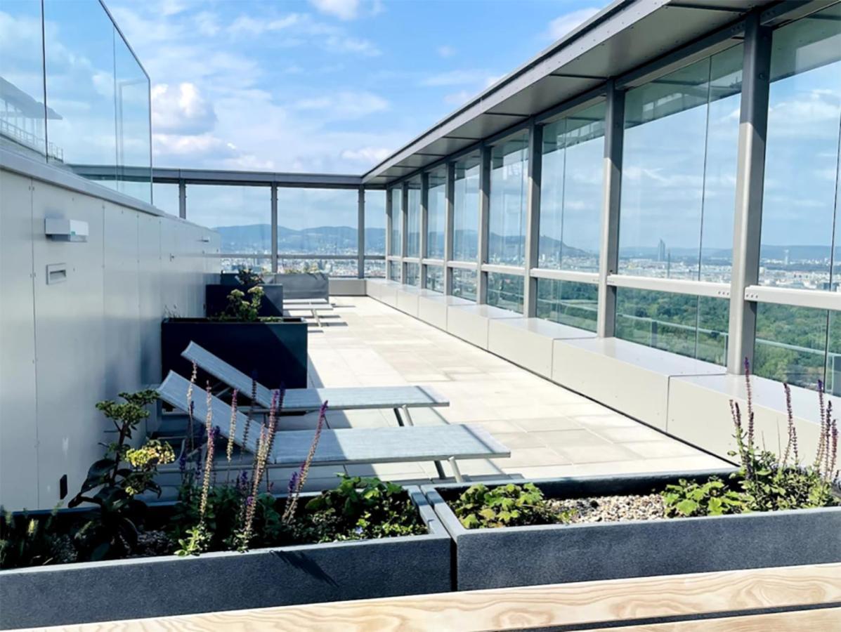 Sunrise Above Sky With Rooftop Pool Wien Ngoại thất bức ảnh