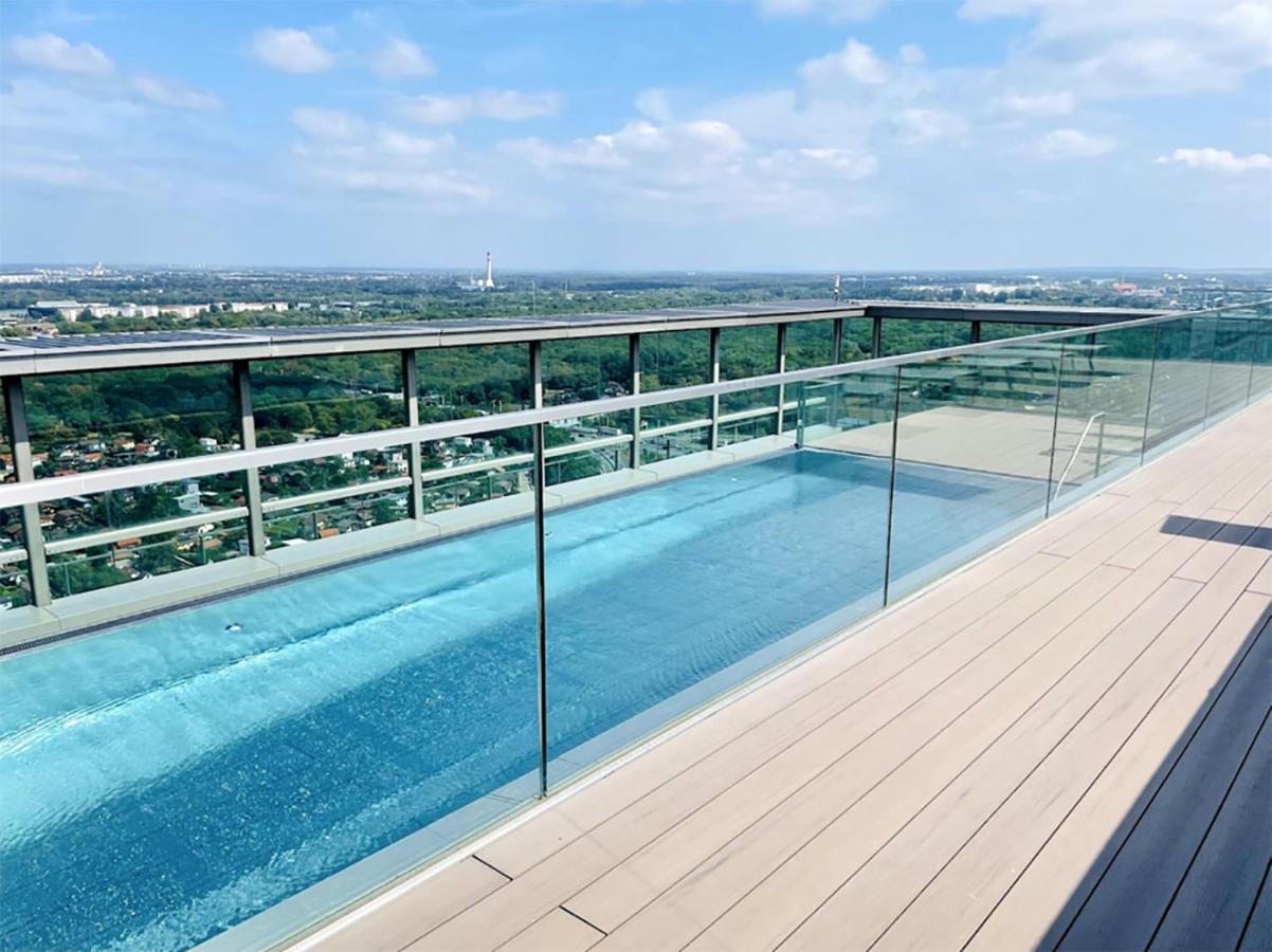 Sunrise Above Sky With Rooftop Pool Wien Ngoại thất bức ảnh